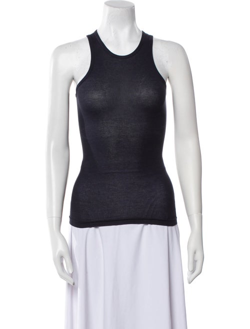Tibi Scoop Neck Sleeveless Top