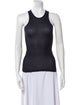 Tibi Scoop Neck Sleeveless Top