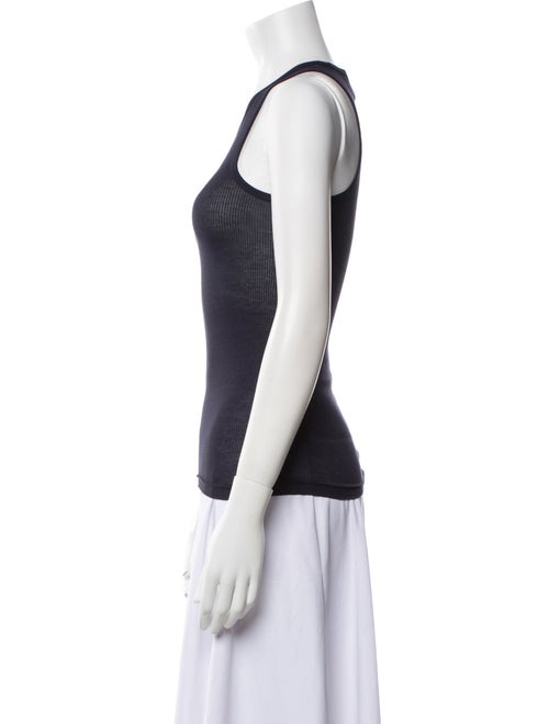 Tibi Scoop Neck Sleeveless Top