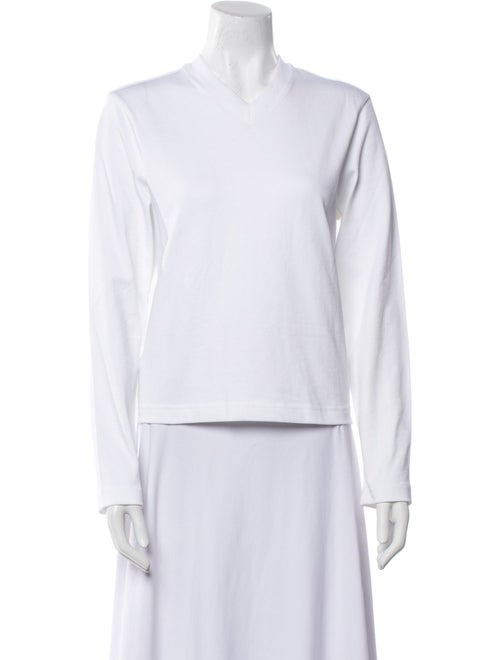 Tibi Mock Neck Long Sleeve Sweatshirt