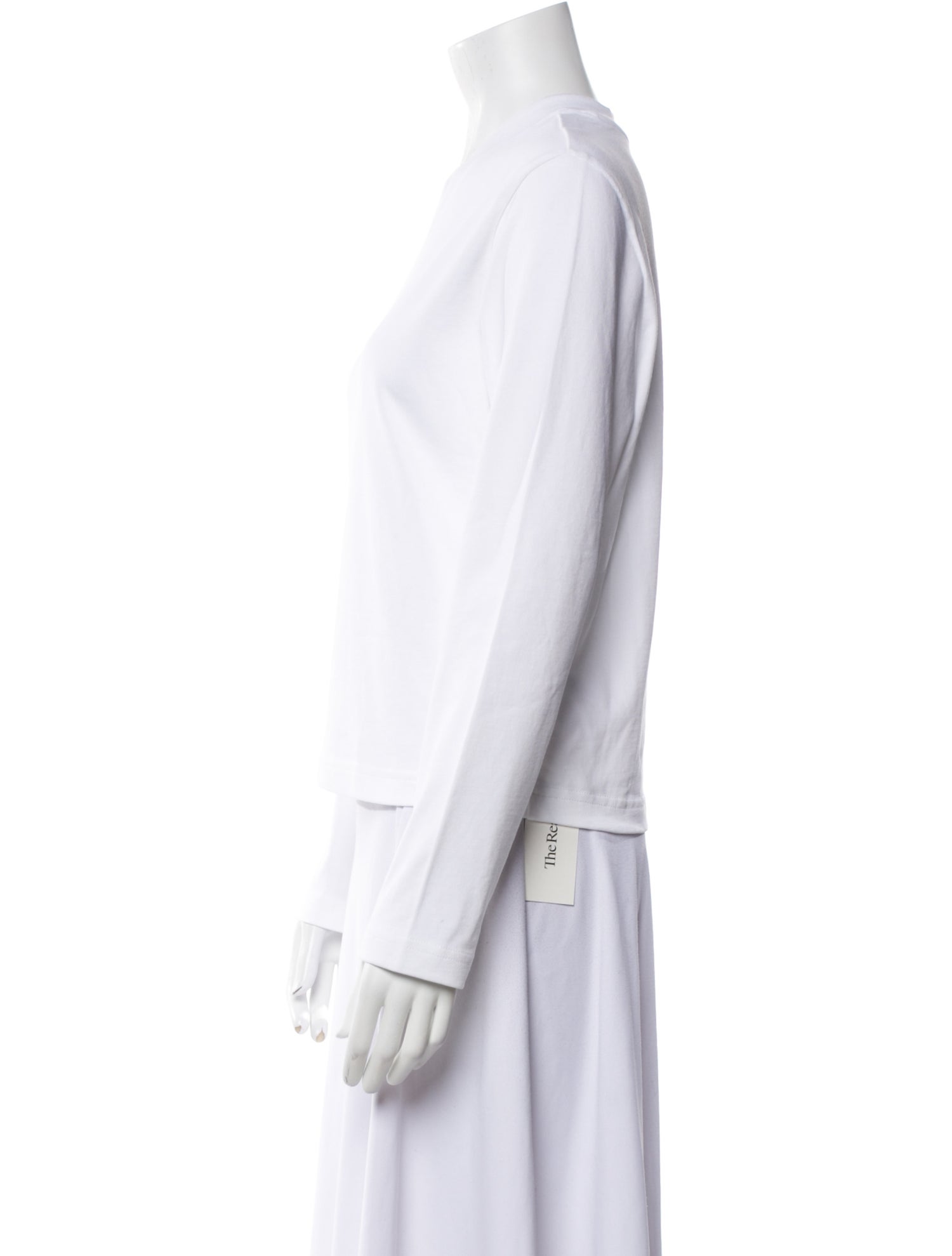 Tibi Mock Neck Long Sleeve Sweatshirt