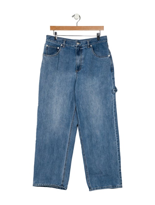 Tibi High-Rise Wide Leg Jeans