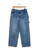 Tibi High-Rise Wide Leg Jeans