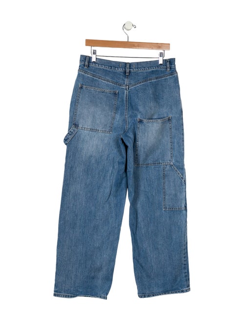 Tibi High-Rise Wide Leg Jeans