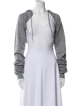 Tibi Wool Scoop Neck Sweater