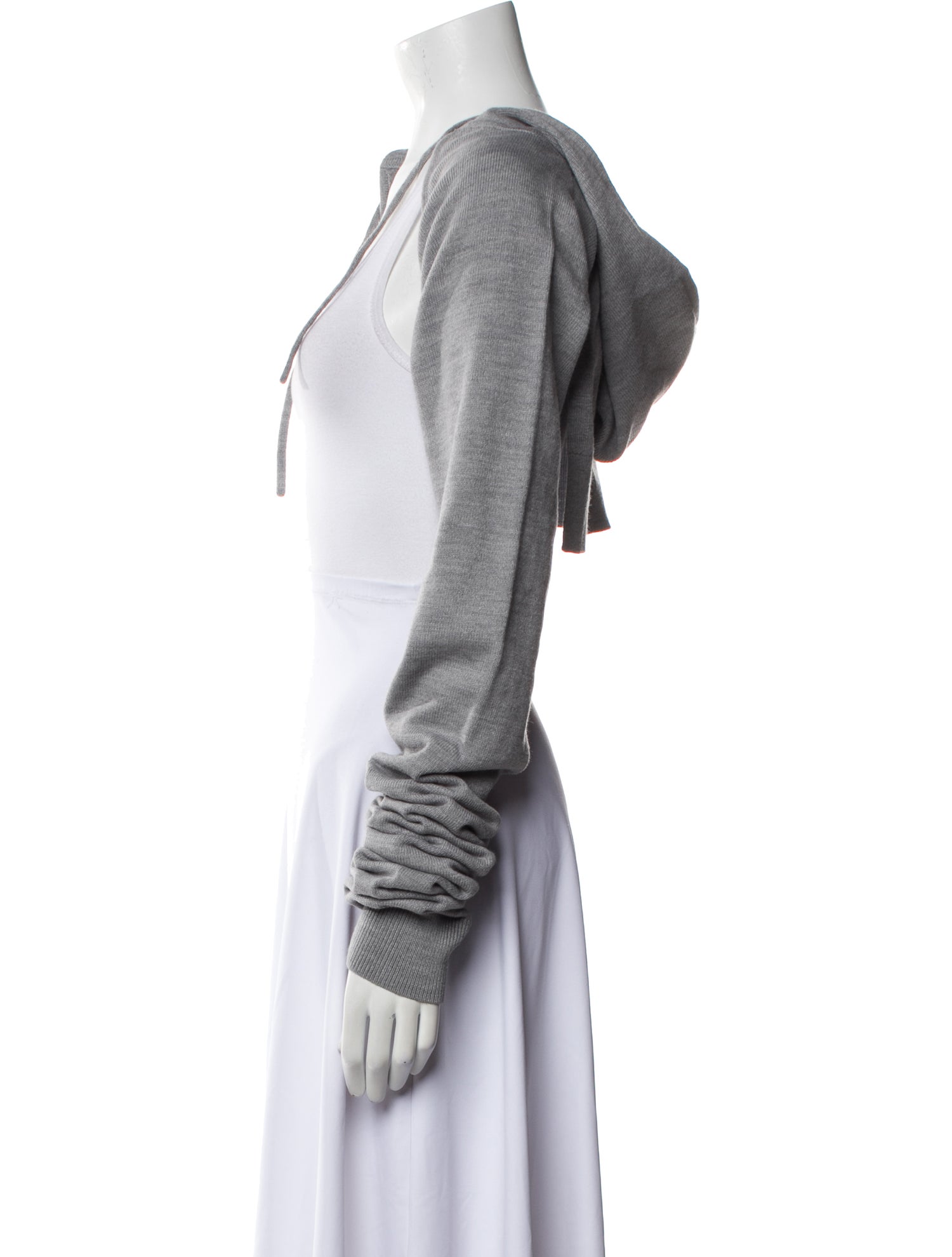 Tibi Wool Scoop Neck Sweater