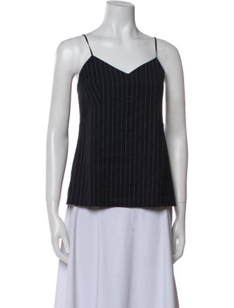 Tibi V-Neck Sleeveless Top