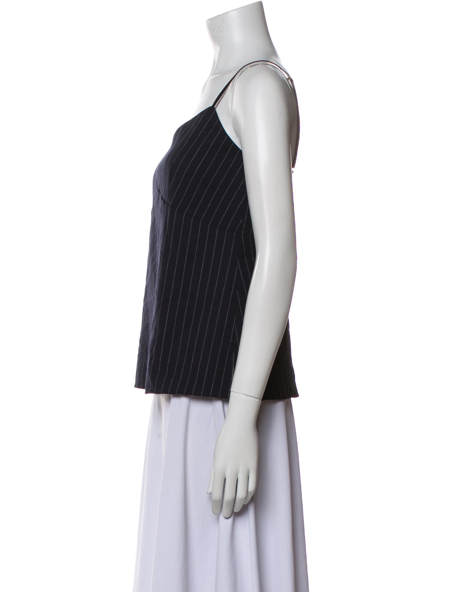 Tibi V-Neck Sleeveless Top