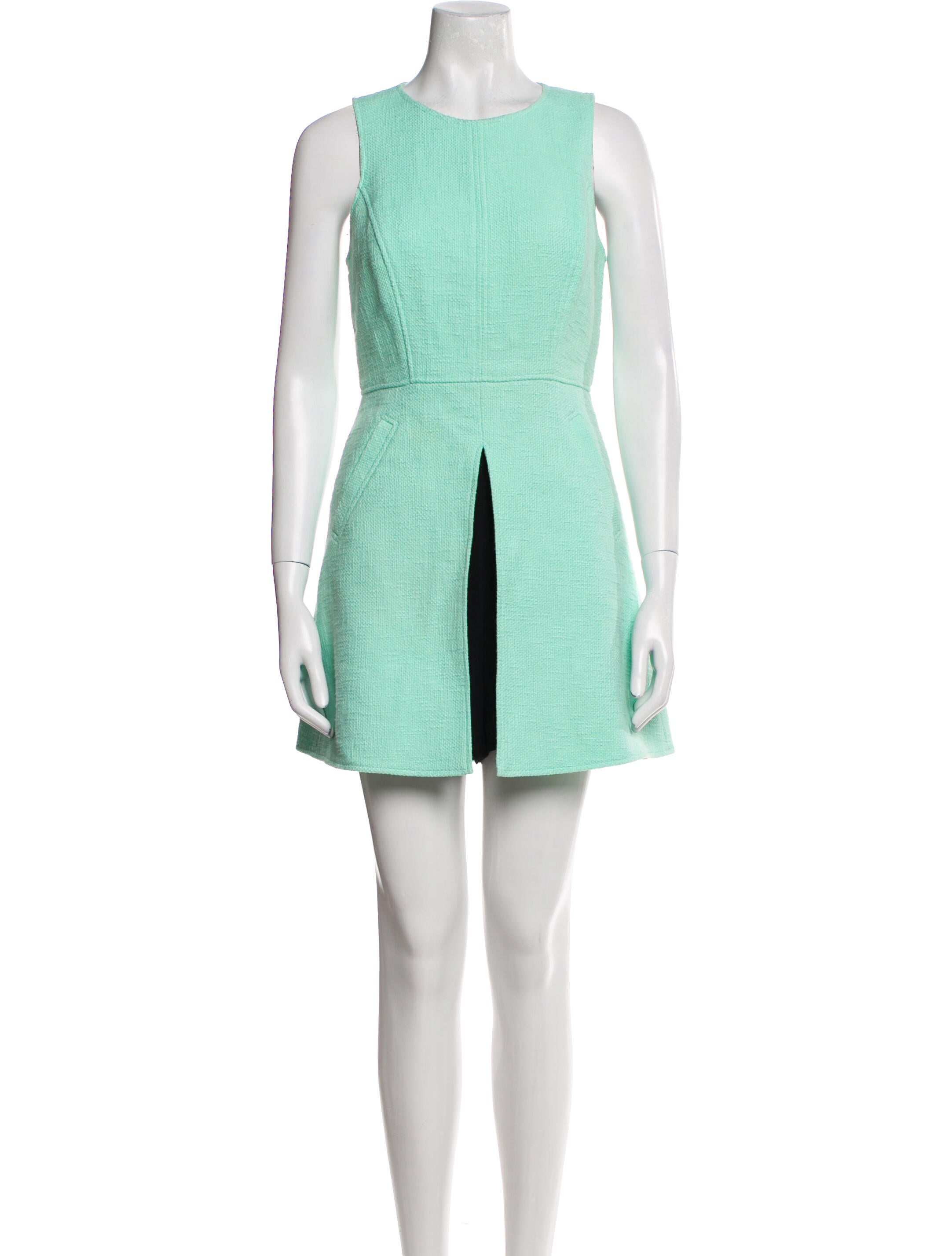 Tibi Scoop Neck Romper
