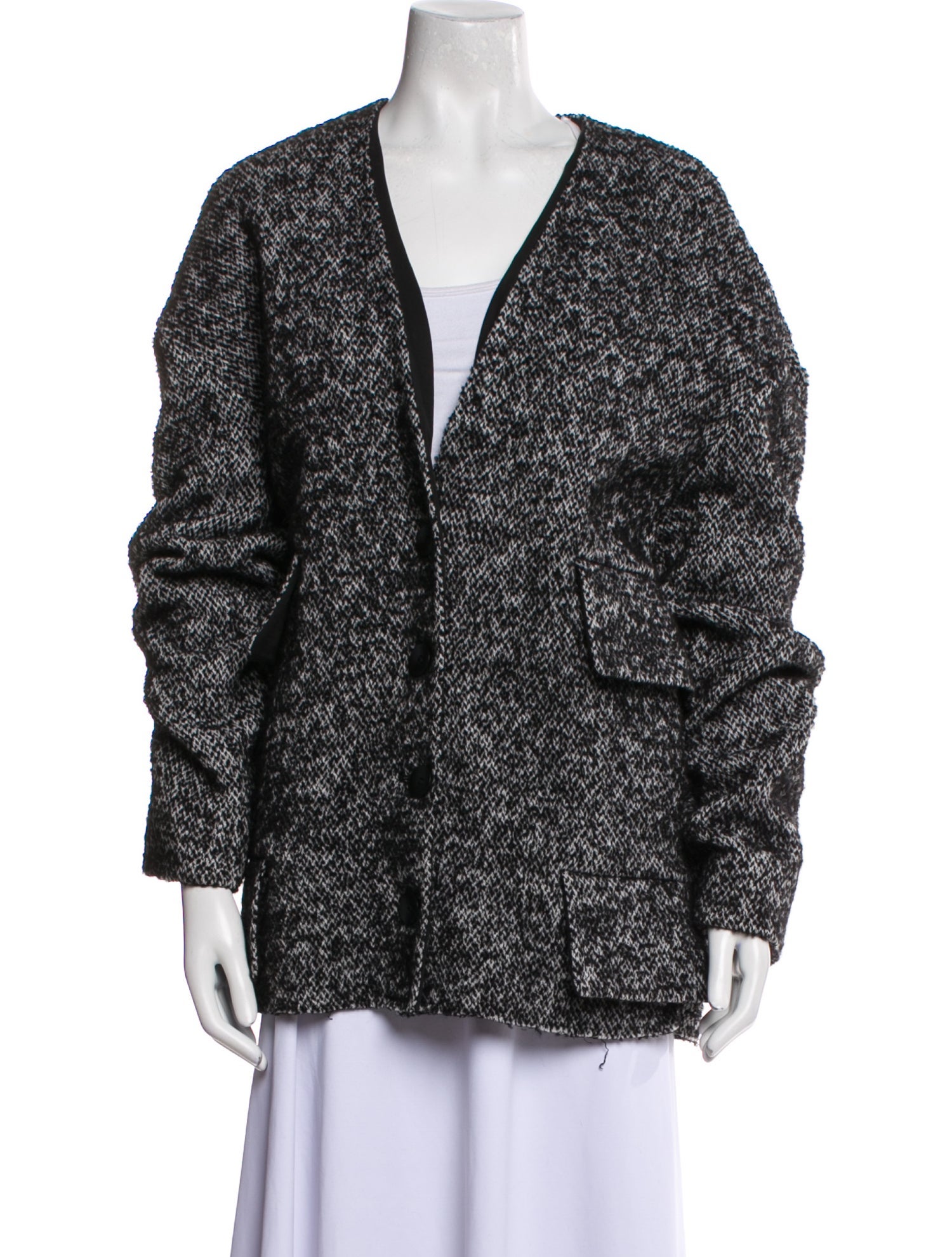 Tibi Wool Tweed Pattern Jacket w/ Tags