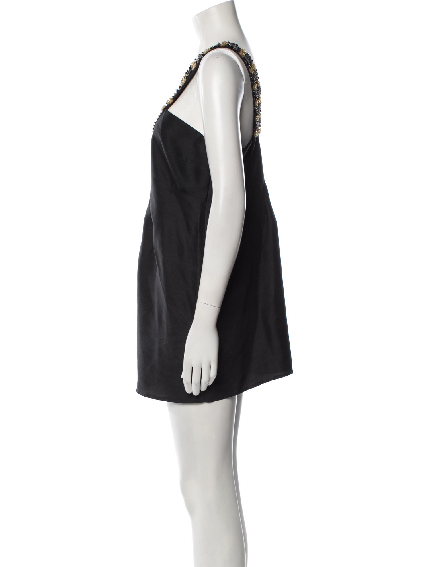 Tibi One-Shoulder Mini Dress