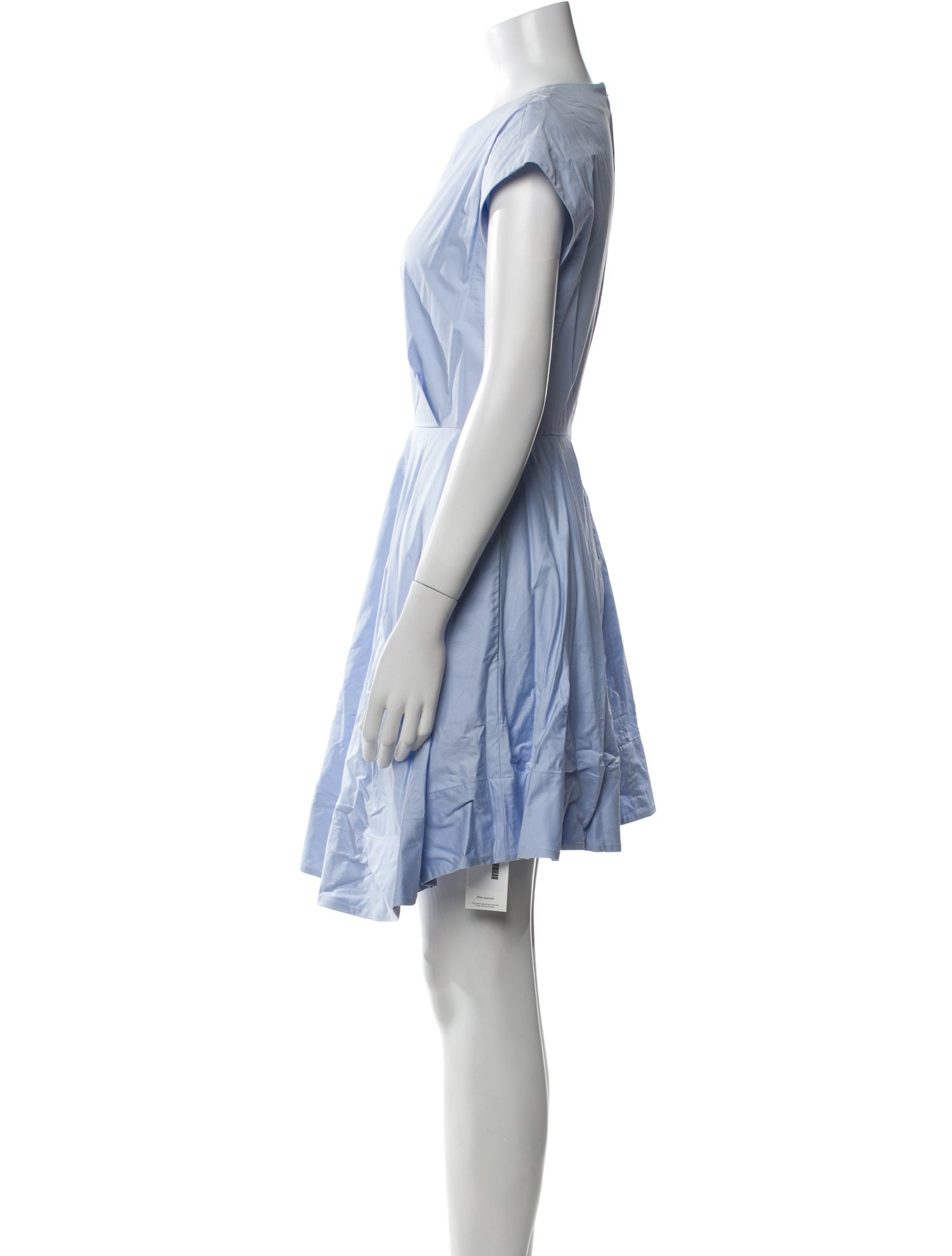 Tibi Crew Neck Knee-Length Dress