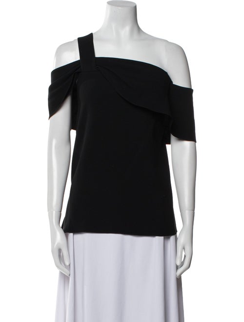 Tibi One-Shoulder Short Sleeve Top
