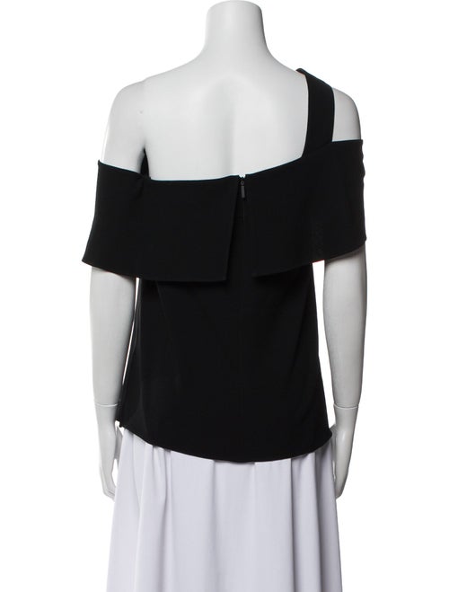 Tibi One-Shoulder Short Sleeve Top