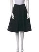 Tibi Pleated Accents Knee-Length Skirt