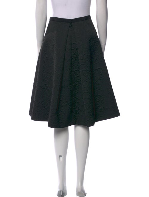 Tibi Pleated Accents Knee-Length Skirt