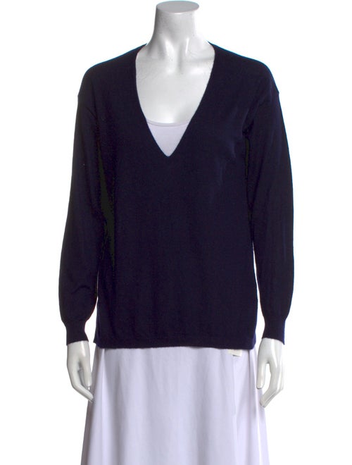 Tibi Cashmere V-Neck Sweater