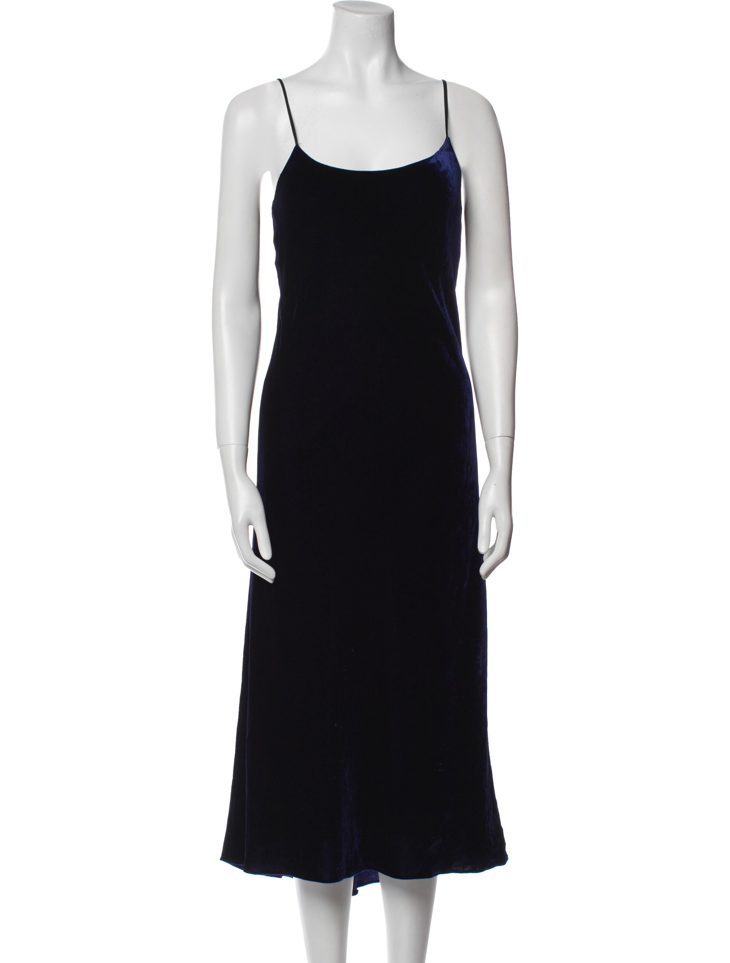 Tibi Scoop Neck Long Dress