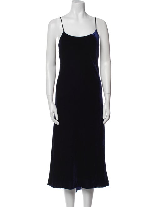 Tibi Scoop Neck Long Dress