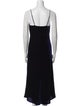 Tibi Scoop Neck Long Dress