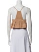 Tibi V-Neck Sleeveless Crop Top