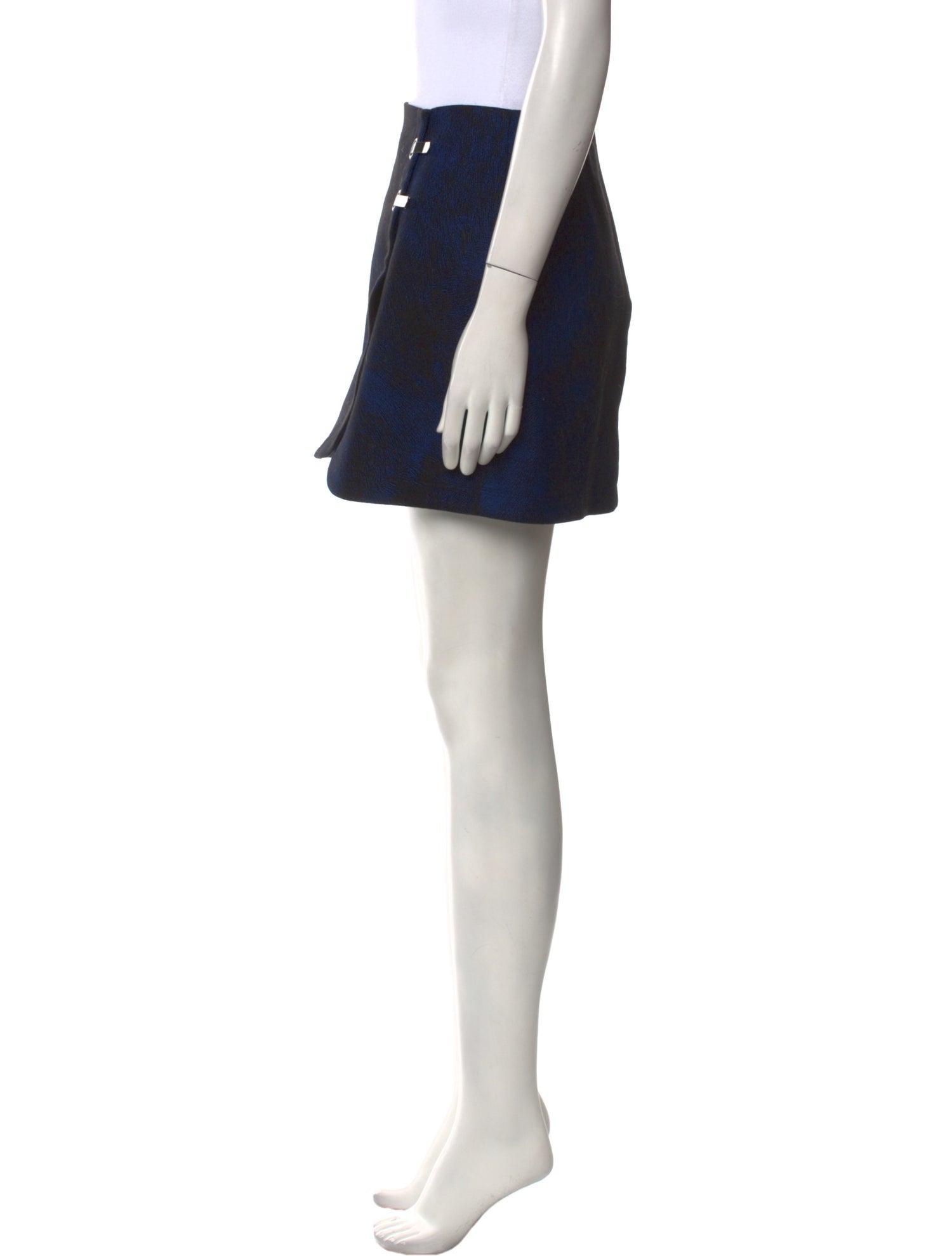 Tibi Floral Print Mini Skirt