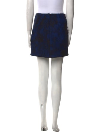 Tibi Floral Print Mini Skirt