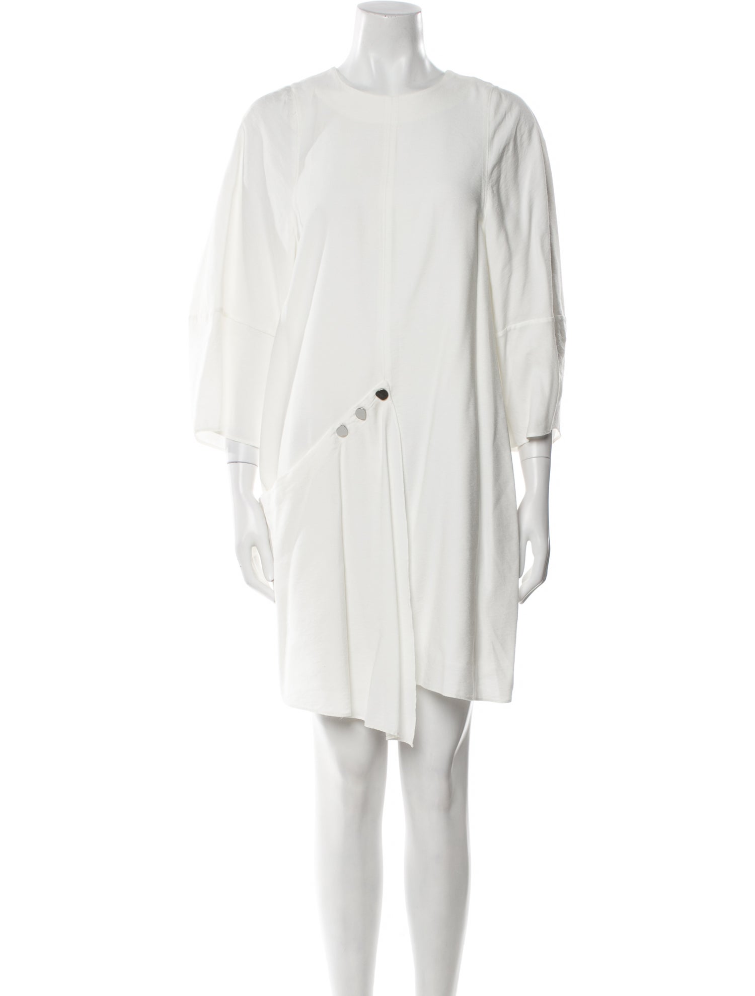 Tibi Crew Neck Mini Dress