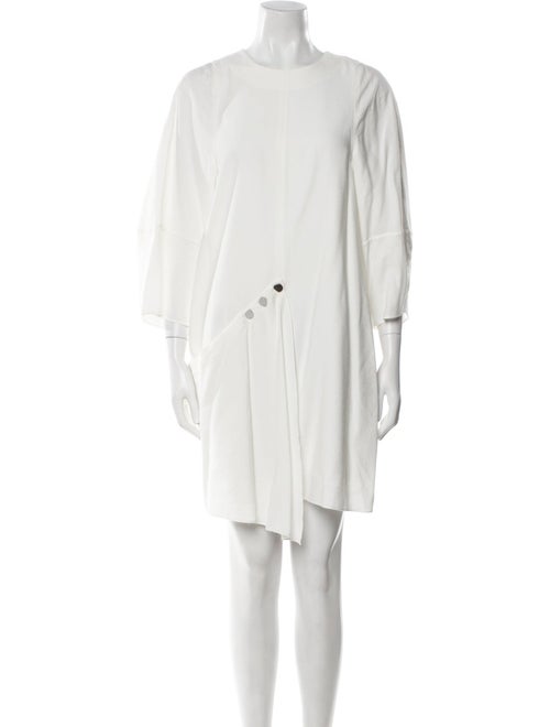 Tibi Crew Neck Mini Dress