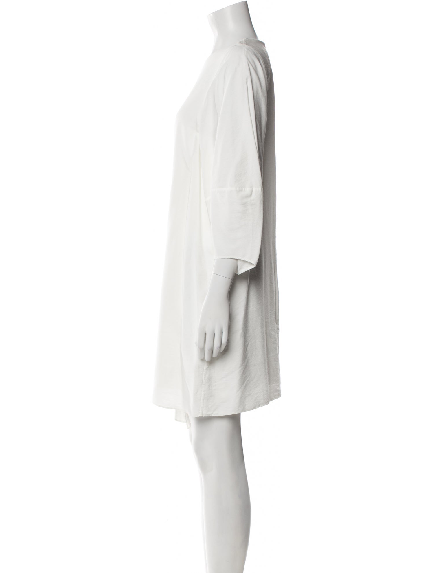 Tibi Crew Neck Mini Dress