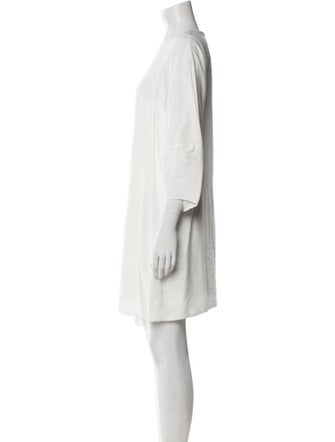 Tibi Crew Neck Mini Dress