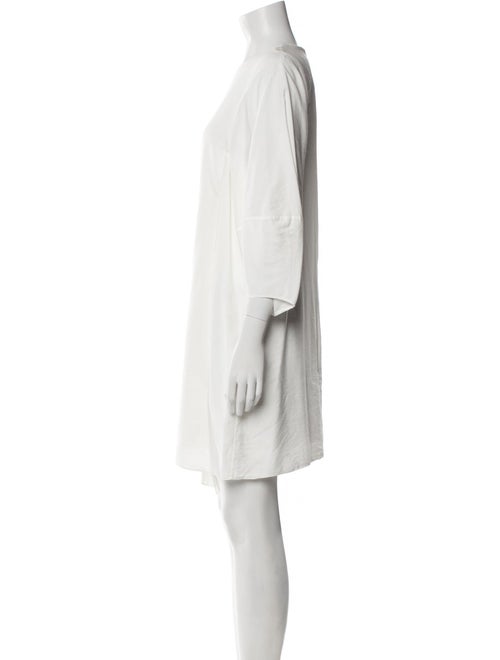 Tibi Crew Neck Mini Dress