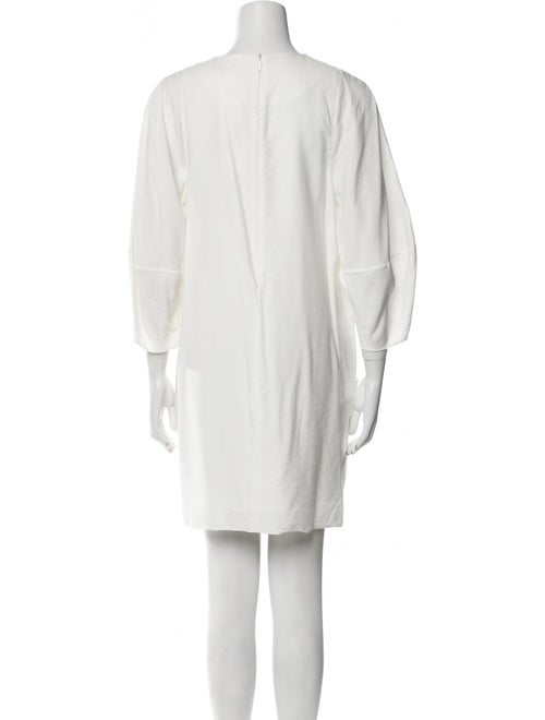 Tibi Crew Neck Mini Dress