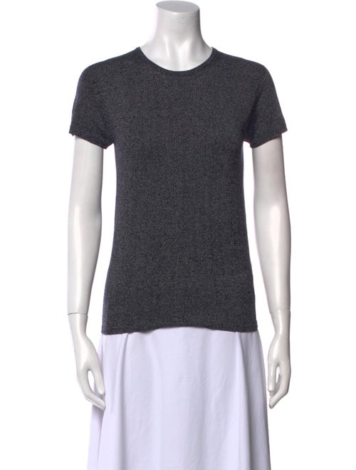 Tibi Crew Neck Short Sleeve T-Shirt