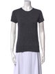 Tibi Crew Neck Short Sleeve T-Shirt