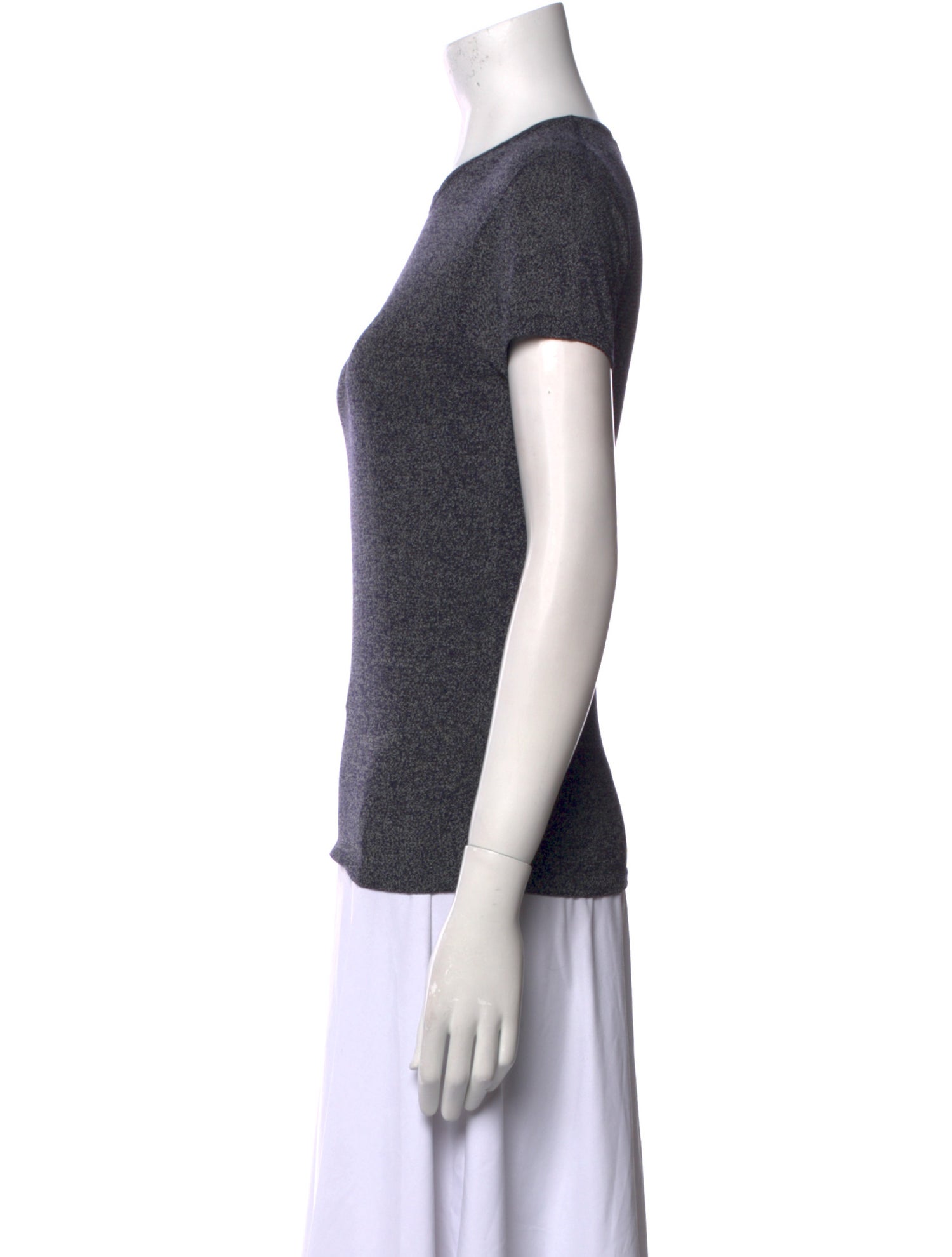 Tibi Crew Neck Short Sleeve T-Shirt