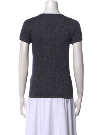 Tibi Crew Neck Short Sleeve T-Shirt