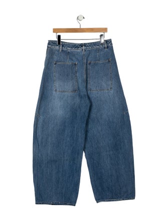 Tibi High-Rise Wide Leg Jeans