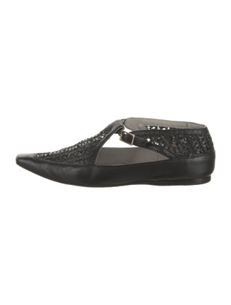 Tibi Leather Flats