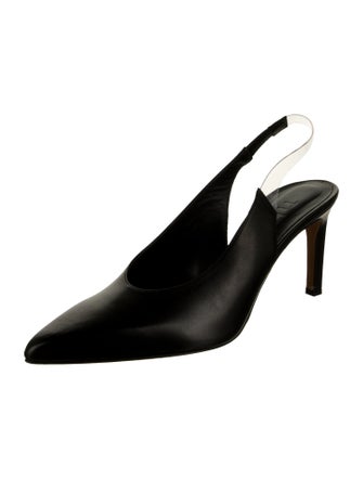 Tibi Leather Slingback Pumps