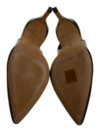 Tibi Leather Slingback Pumps