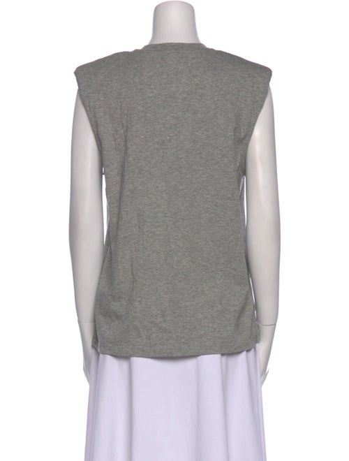 Tibi Crew Neck Sleeveless Top