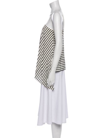 Tibi Silk Striped Tunic