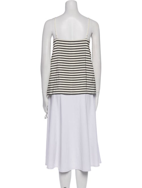 Tibi Silk Striped Tunic