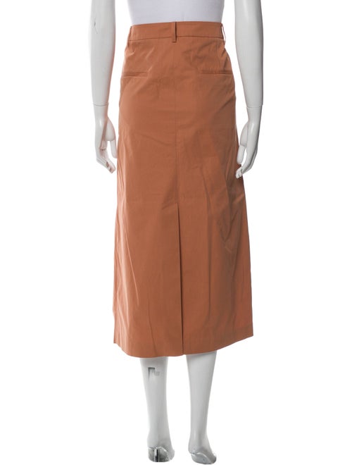 Tibi Pleated Accents Midi Length Skirt