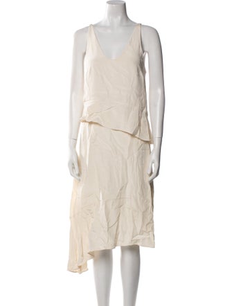 Tibi Silk Midi Length Dress