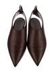 Tibi Leather Slingback Flats