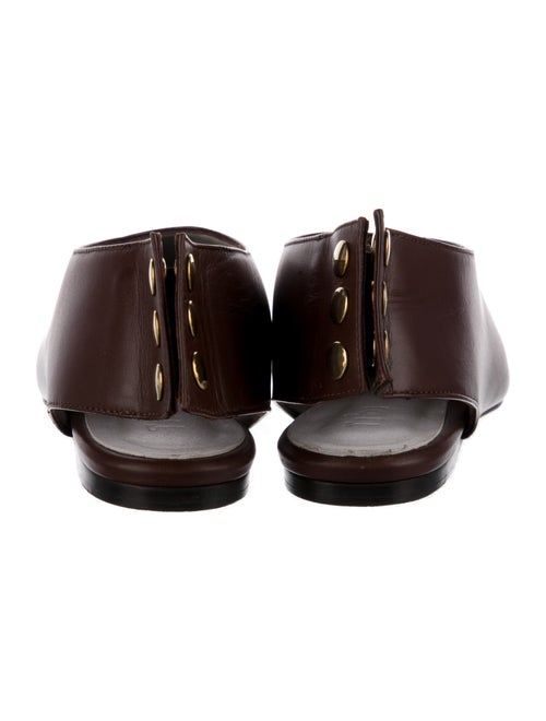 Tibi Leather Slingback Flats