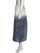 Tibi Printed Midi Length Skirt