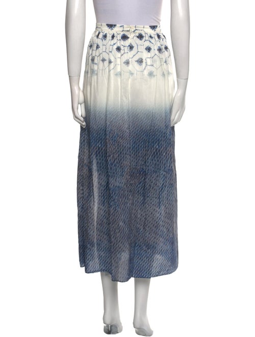 Tibi Printed Midi Length Skirt